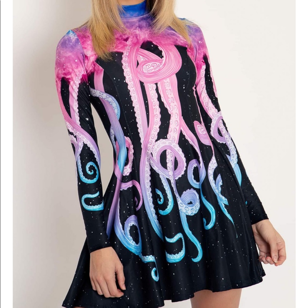 ❗️SOLD❗️Blackmilk Space Tentacles Dress - Picture 2 of 4